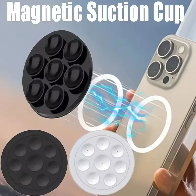 Phone Stands - MagSafe対応、磁力吸着式スマートフォンホルダー。シリコン製、壁掛け式、iPhone 15やSamsungなど、様々なスマートフォンに対応。