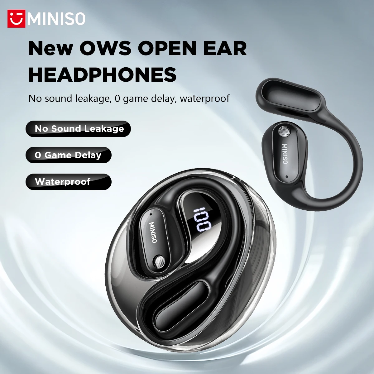 Phone Cases - MINISO MS190 リアルタイムAI音声翻訳イヤホン。135言語に対応。ワイヤレスBluetoothイヤホン。防水仕様。会議などに最適。