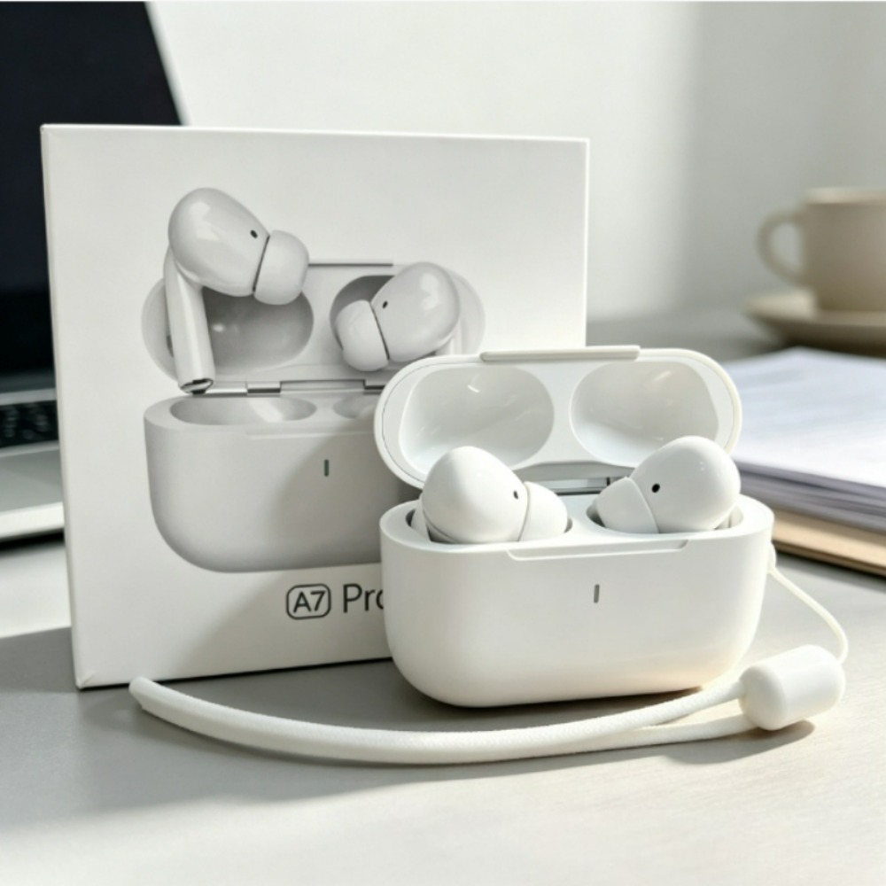 Earphones - 2028年型 新しいA7 Pro Bluetoothヘッドセット、ワイヤレスイヤホン、スポーツ用防水イヤホン、HiFi音楽対応ヘッドホン、ノイズキャンセリング機能、タッチコントロール