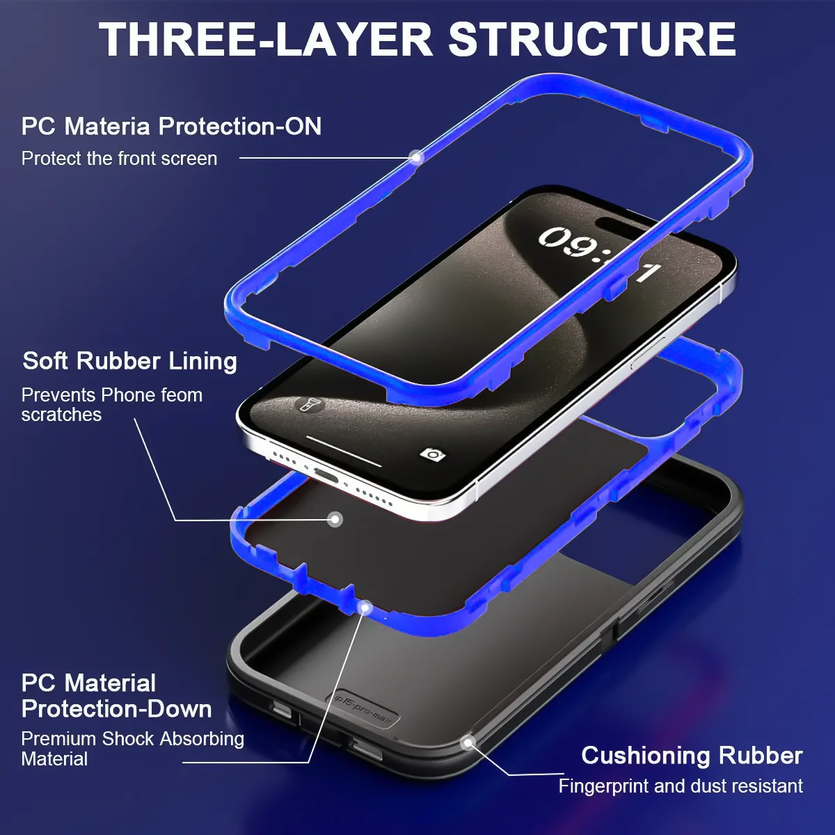 iPhone 18、17 Pro Max、Air、16、E、 - Matte Hard Pc Back Case のレビューと価格