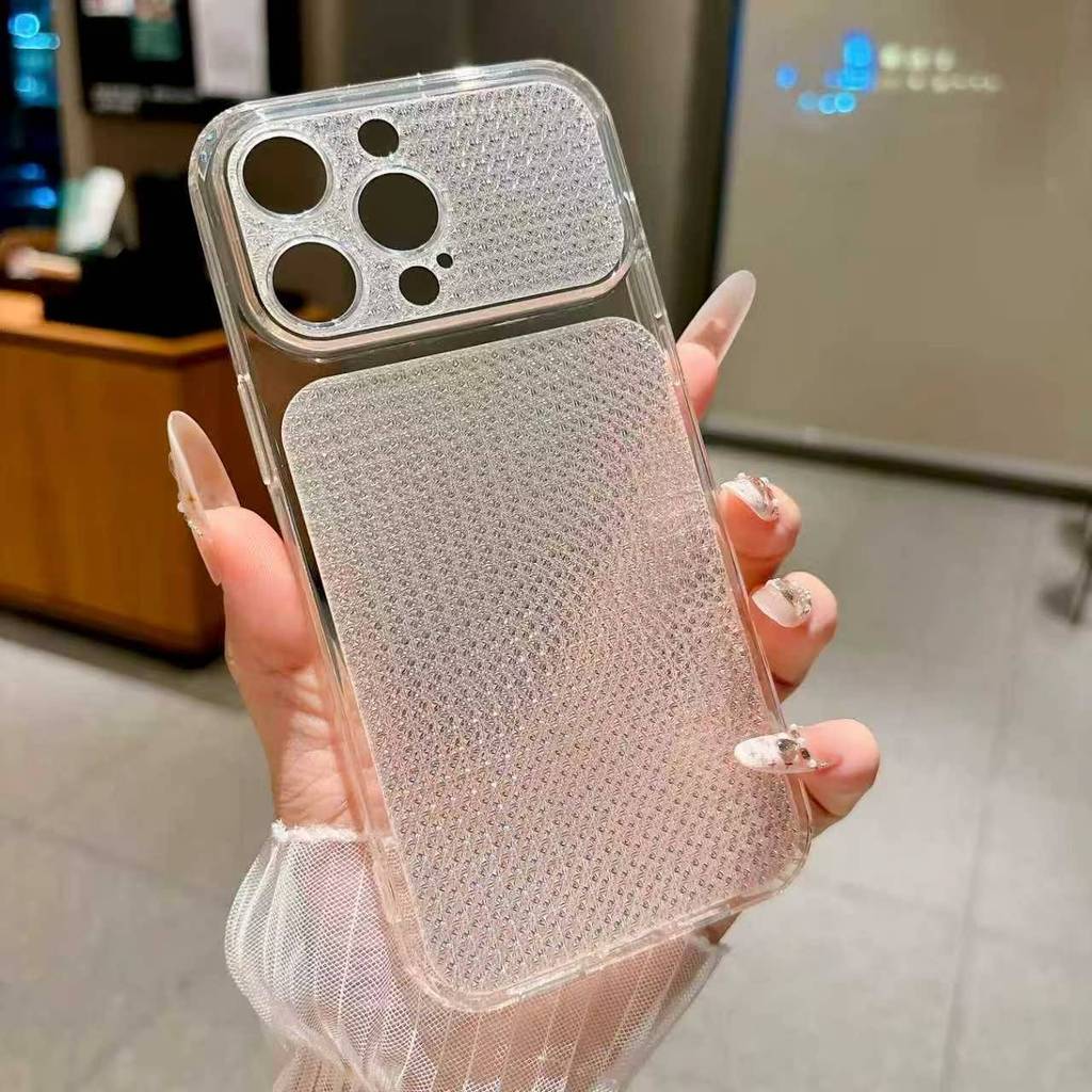 iPhone 15、16、17 Pro Max用、透明メッシ - Heat Dissipation Mesh Breathable Case のレビューと価格