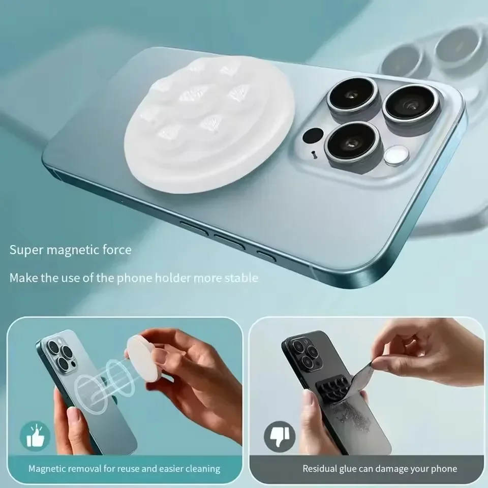 MagSafe対応、磁力吸着式スマートフォンホルダー。シリコ - Phone Stands のレビューと価格