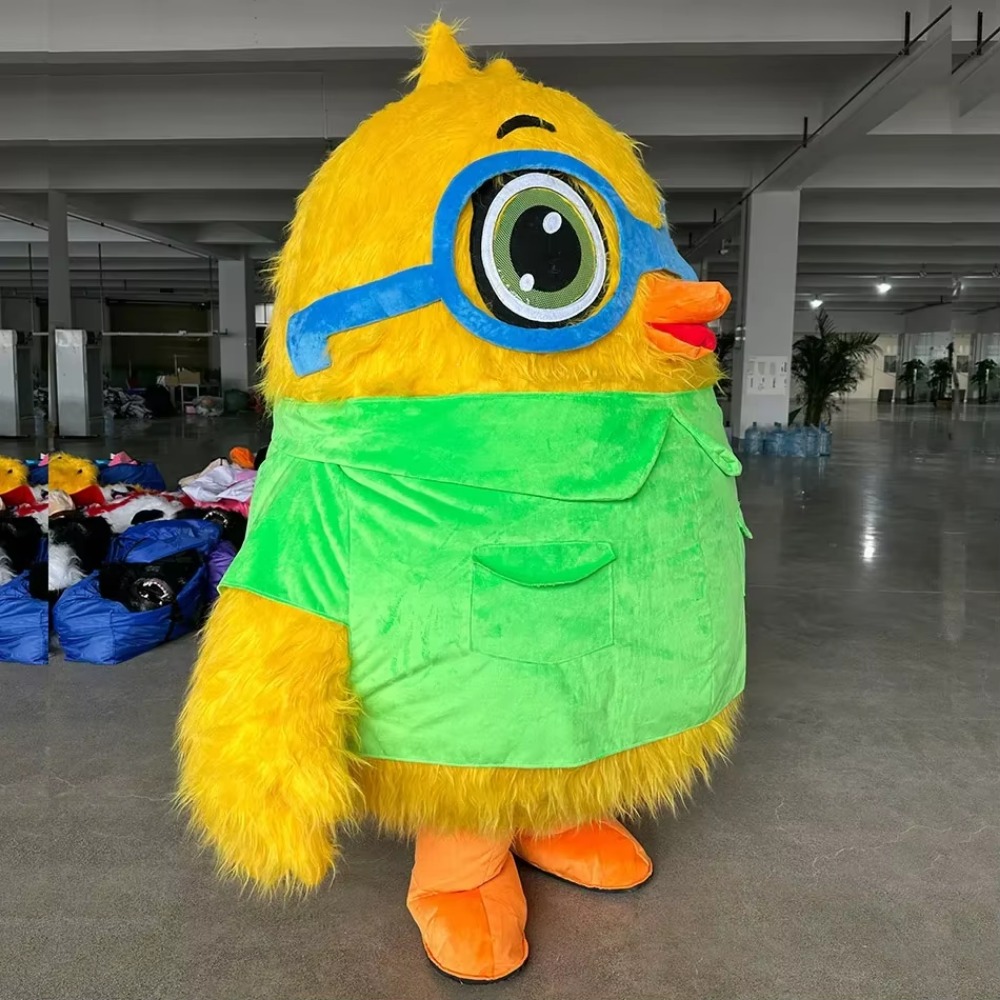 メガネをつけた空気で膨らませる鳥の着ぐるみ。大人向けの動物コ - Chargers のレビューと価格