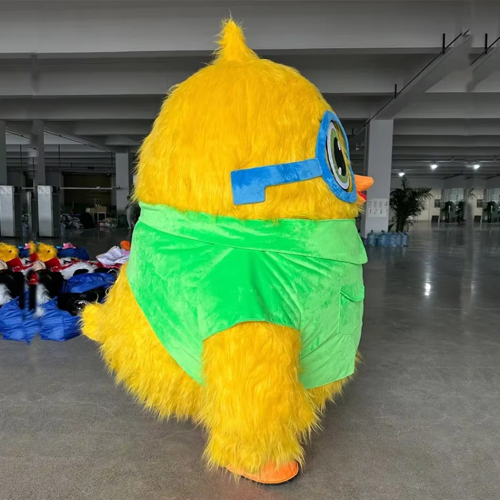メガネをつけた空気で膨らませる鳥の着ぐるみ。大人向けの動物コ - Chargers のレビューと価格
