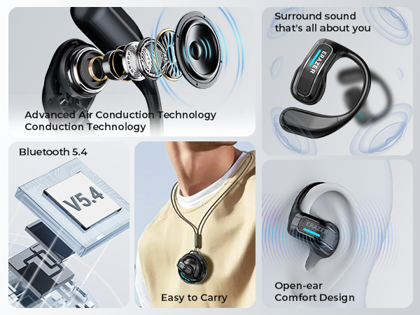 ERAZER X8：リアルタイム翻訳機能付きヘッドホン。マイ - Earphones のレビューと価格