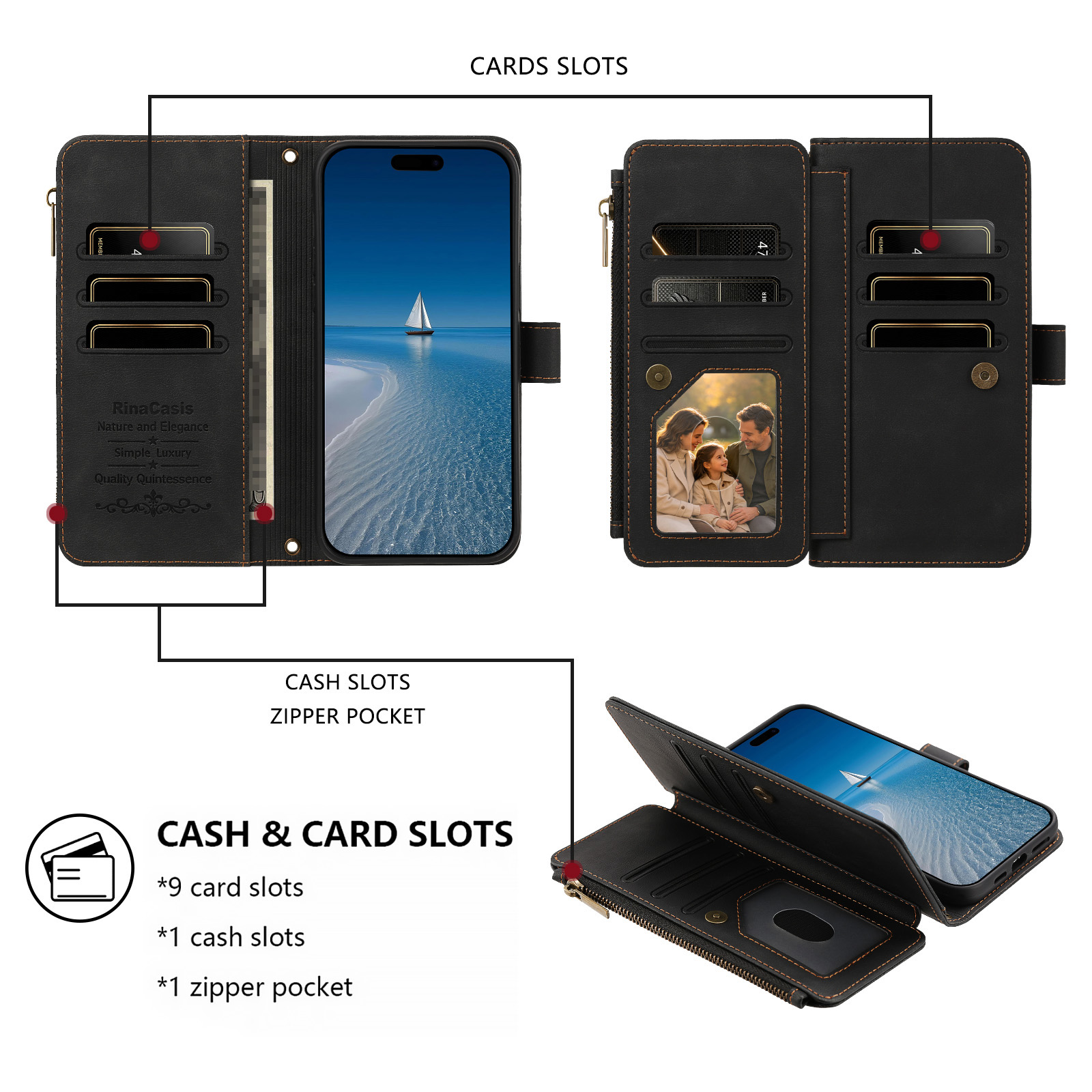 Xiaomi POCO M8 Power 5G、C95 Pr - Leather Wallet Card Holder Phone Cover のレビューと価格